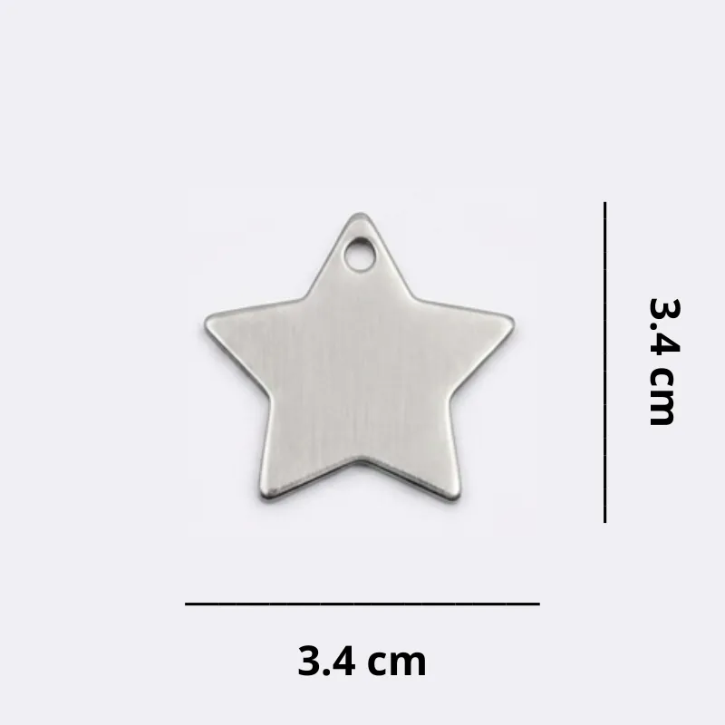 Estrella - Acero inoxidable medidas